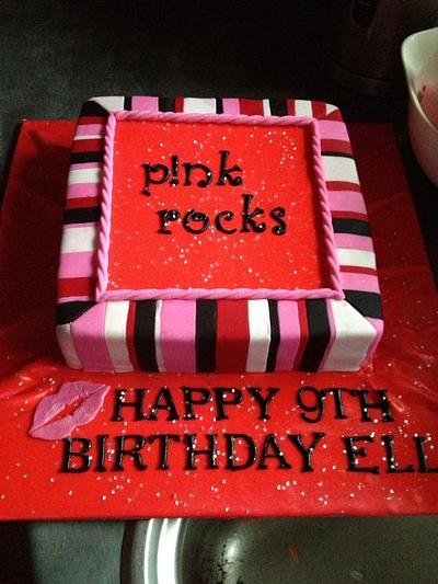 Pink rocks - Cake by Trickycakes
