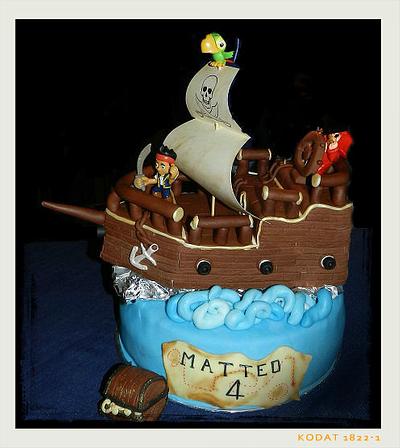 pirate galleon cake - Cake by Maria Stella