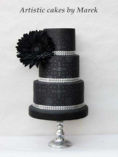 Black & Silver - Cake by Marek