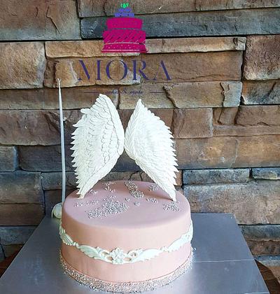 Angel Wings Cake - Cake by Mora Cakes&More