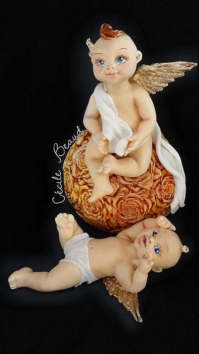 Angel babies :) - Cake by Cécile Beaud