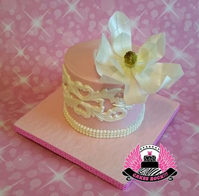 Pretty in Pink - Cake by Cakes ROCK!!!  