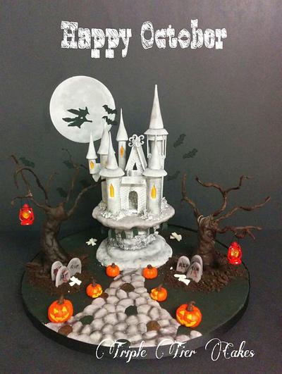Halloween cake - Cake by Triple Tier Cakes