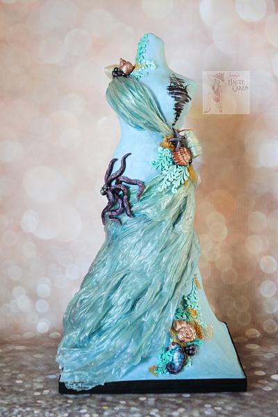 Avant-Garde Collaboration Sea Goddess - Cake by Jenny Kennedy Jenny's Haute Cakes