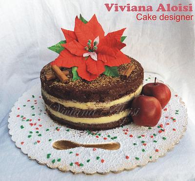 Christmas Naked cake  - Cake by Viviana Aloisi