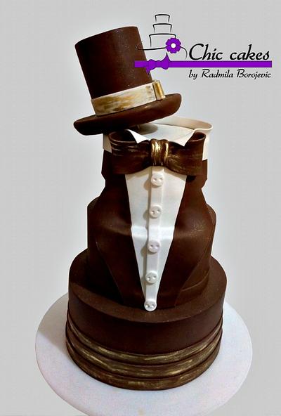Elegant birthday cake - Cake by Radmila