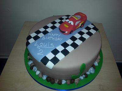 Lightning McQueen - Cake by Putty Cakes