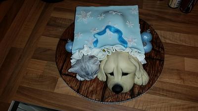 A Cute Christmas Present - Cake by Tinalou77