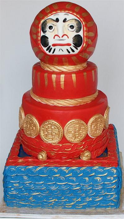 Lucky Daruma by Mili - Cake by milissweets