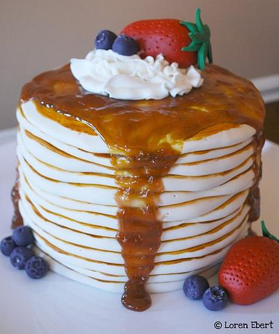 Pancakes Anyone? - Cake by Loren Ebert