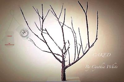 Bare Winter Tree - Christmas in Frostington Charity Collaboration  - Cake by CAKED By Cynthia White