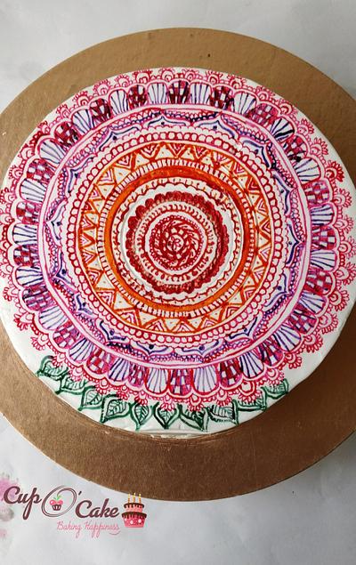 Mandala Design - Cake by Sapna Omkar