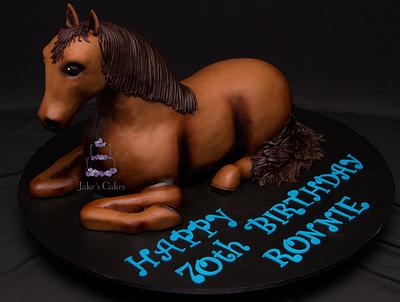 Giddy up! Horse cake - Cake by Jake's Cakes