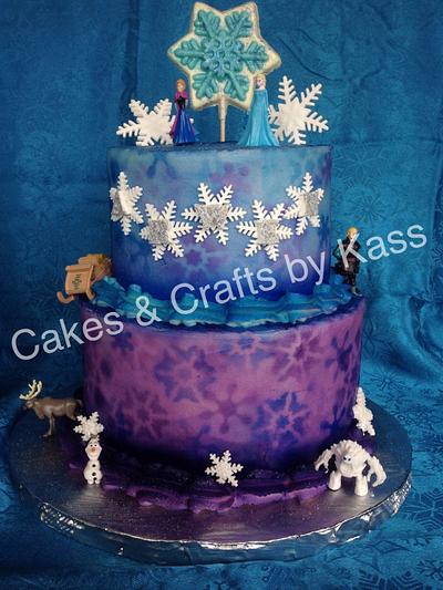 Winter Time!  - Cake by Cakes & Crafts by Kass 