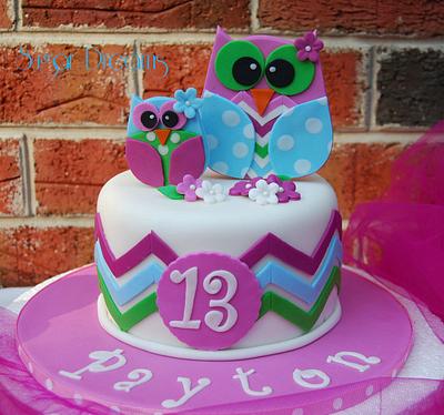 Owl cake - Cake by Sugar dreams