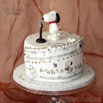 Snoopy Pop Star - Cake by Eva Kralova