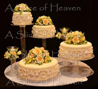 Golden Love - Cake by A Slice Of Heaven