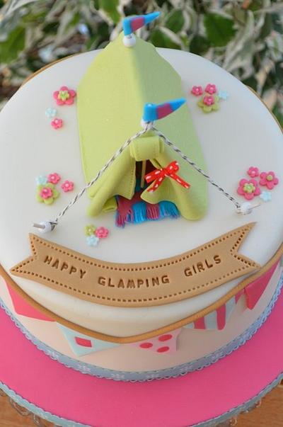 Happy Glamping! - Cake by Hilary Rose Cupcakes