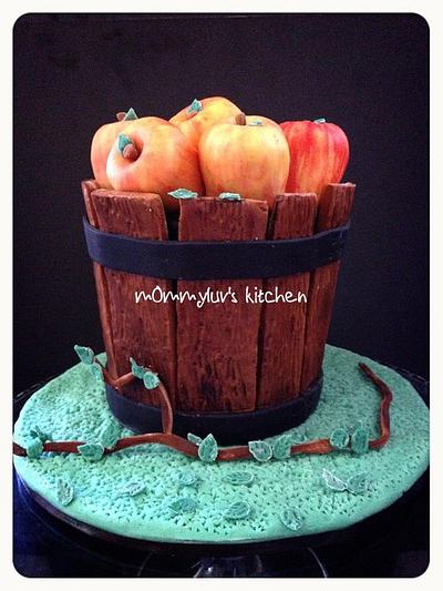 Basket of Apples - Cake by m0mmyluv