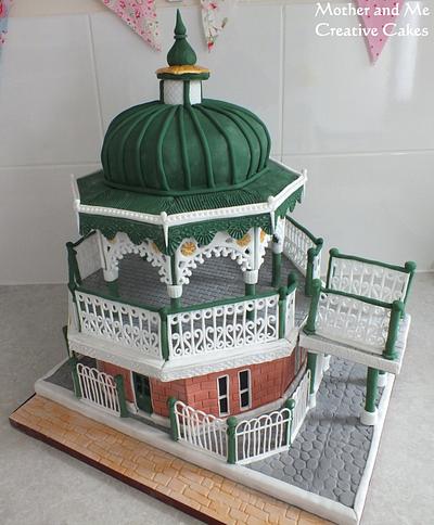 Brighton Bandstand Romantic Engagement - Cake by Mother and Me Creative Cakes