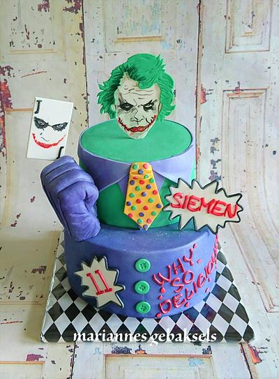 The Joker why so delicious - Cake by MariannesGebaksels