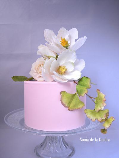 Magnolia Cake - Cake by Sonia de la Cuadra