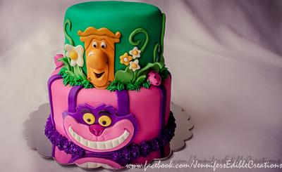 Alice in Wonderland Cake - Cake by Jennifer's Edible Creations