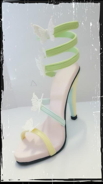 Butterfly heel - Cake by Corni