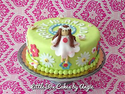 Flower Power Cake - Cake by Little Box Cakes by Angie