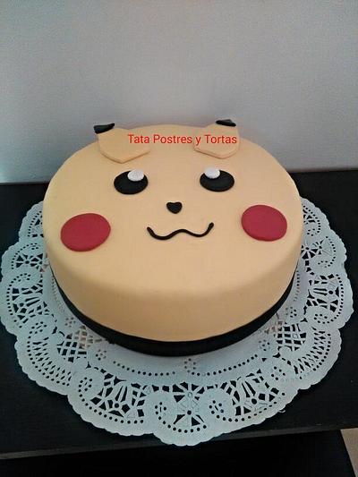 Torta Pikachú - Cake by Tata Postres y Tortas