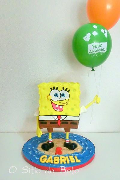 Standing Sponge Bob - Cake by O Sítio do Bolo  (by Sónia Machado)