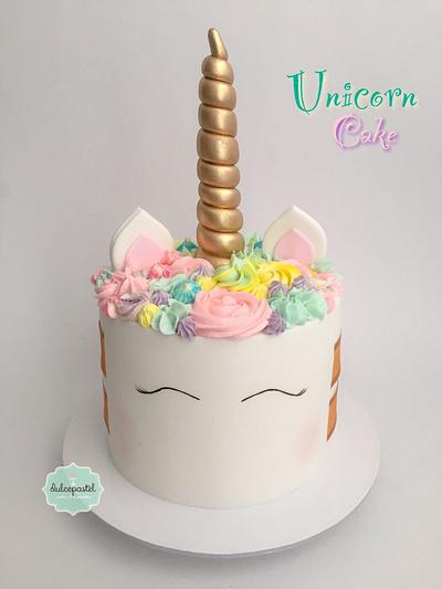 Torta Unicornio - Cake by Dulcepastel.com