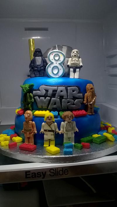 Lego Star wars cake  - Cake by Lucias023