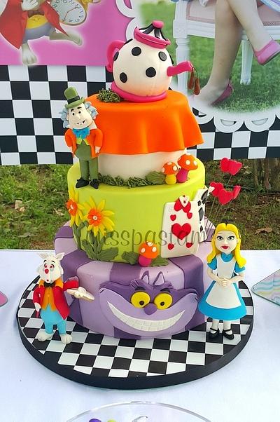 Alice in wonderland - Cake by Misspastam