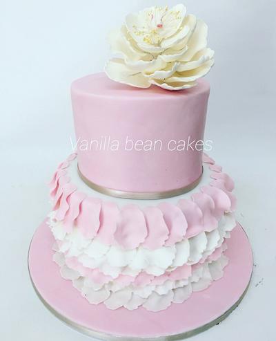 Peony cake - Cake by Vanilla bean cakes