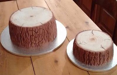 Stump cakes - Cake by Clara