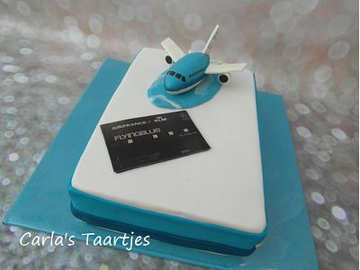 KLM Boeing 787 Dreamliner - Cake by Carla 