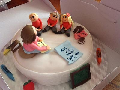 Thank you & Farewell Teacher cake - Cake by CupNcakesbyivy