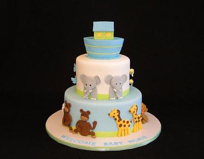 Noah's Arc Baby Shower - Cake by Elisa Colon