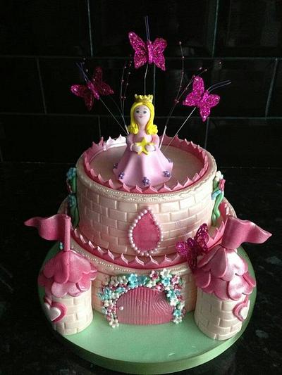 princess castle cake - Cake by charmaine cameron
