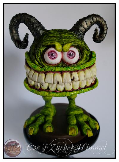 Freaky Fondant Monster - Cake by Eve´s Zucker-Himmel
