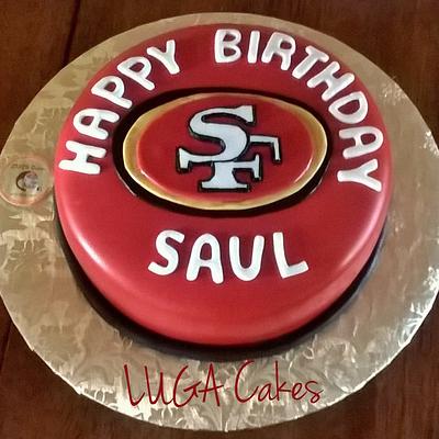 San Francisco 49ers Cake - Cake by Luga Cakes