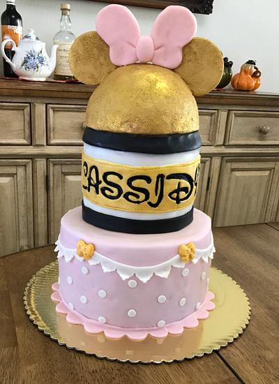 Minnie Mouse baby shower - Cake by Titistreats