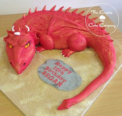3-D Dragon Cake - Cake by The Empire Cake Company