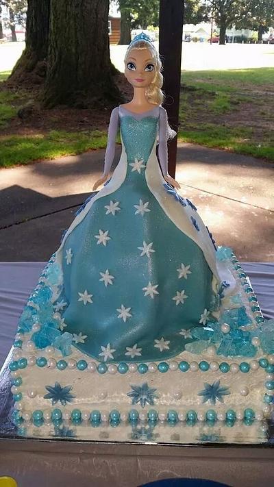 Elsa from Frozen - Cake by Tami