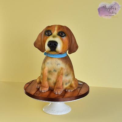 Beagle - Cake by Magda's Cakes (Magda Pietkiewicz)