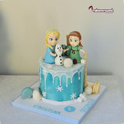 Frozen DRIP cake - Cake by Naike Lanza