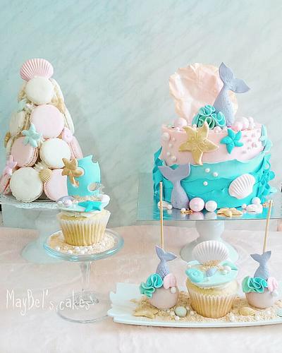 Mermaid cake  - Cake by MayBel's cakes