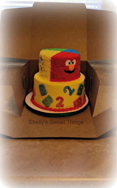 Elmo and friends - Cake by Shelly's Sweet Things