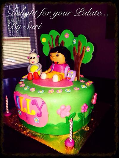 Dora the Explorer Cake and Cupcakes - Cake by Delight for your Palate by Suri